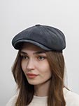 Кепка STETSON арт. 6847306 HATTERAS CALF SPLIT (темно-синий)